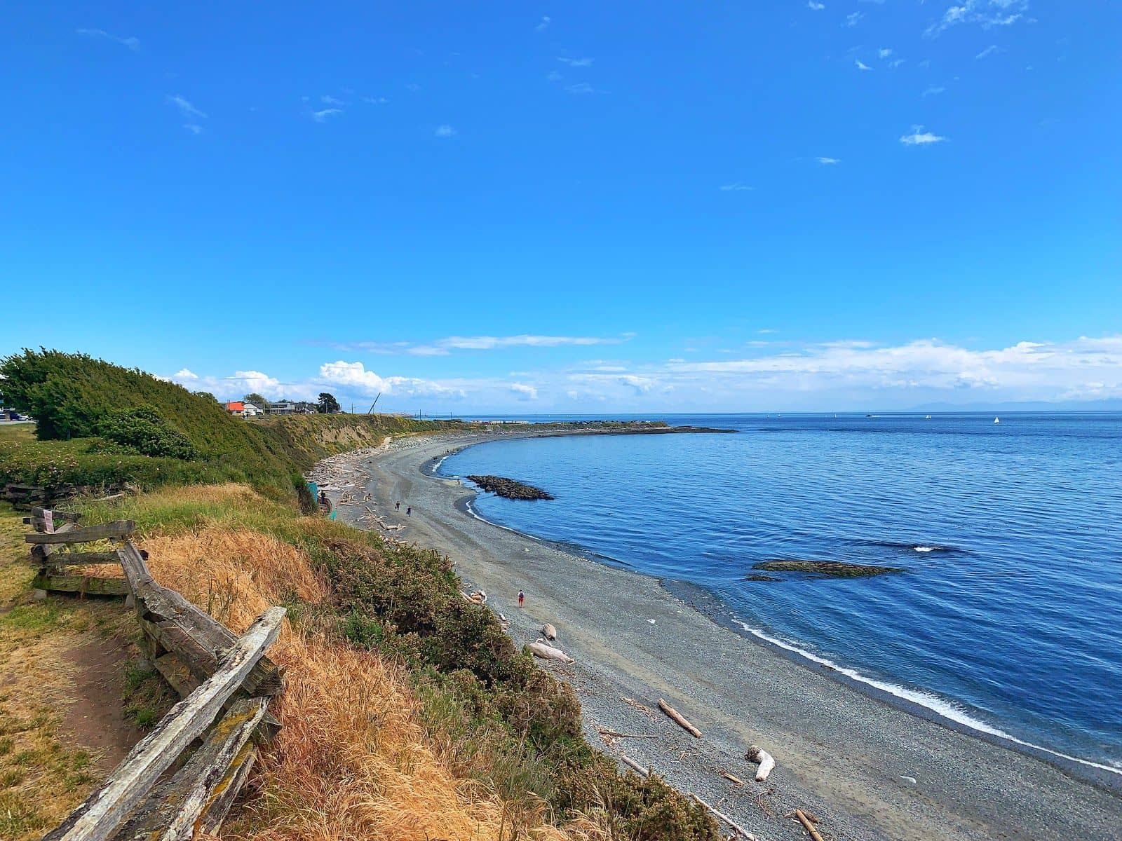 Dallas Road waterfront in Victoria, BC — Greater Victoria's coastline.