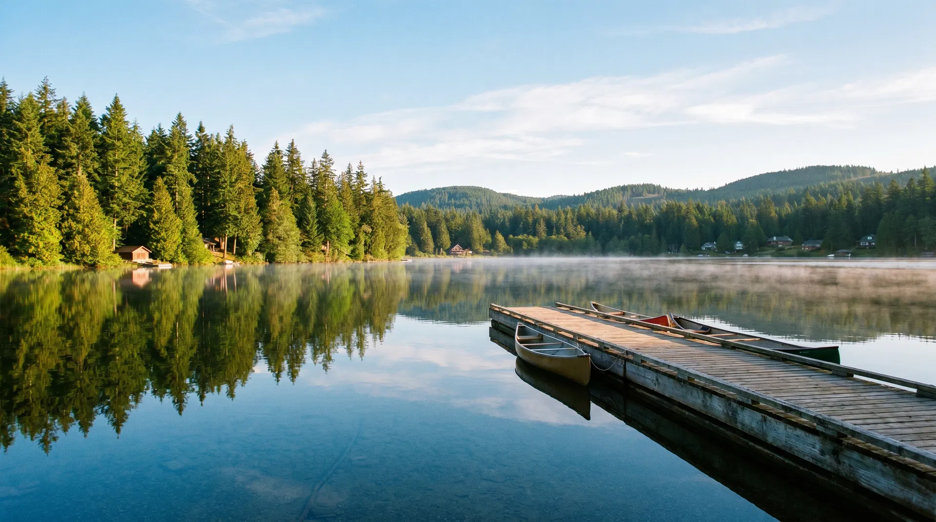 Scene from Shawnigan Lake, Vancouver Island